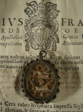 Relic Ex Oss St Jean de Prado..& Authentique 1729